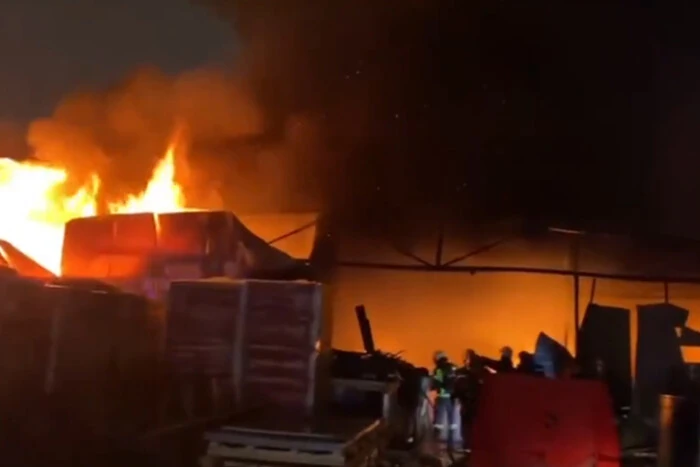 Взрывы в Москве, масштабный пожар