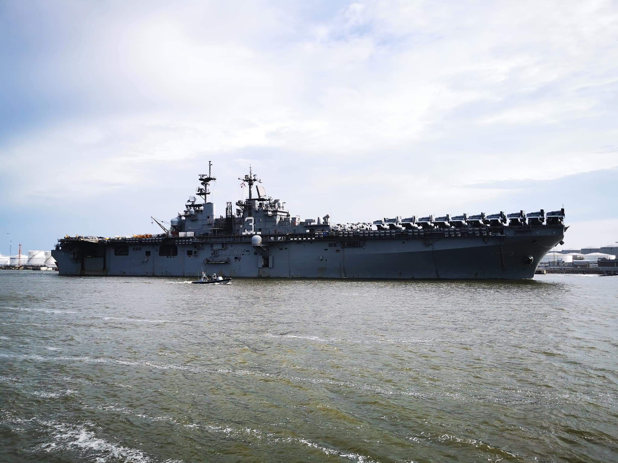 Американський десантний корабель USS Kearsarge прибув до Литви