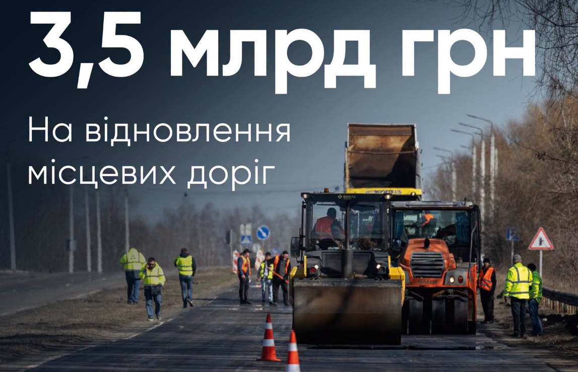 Ремонт дорог в Украине