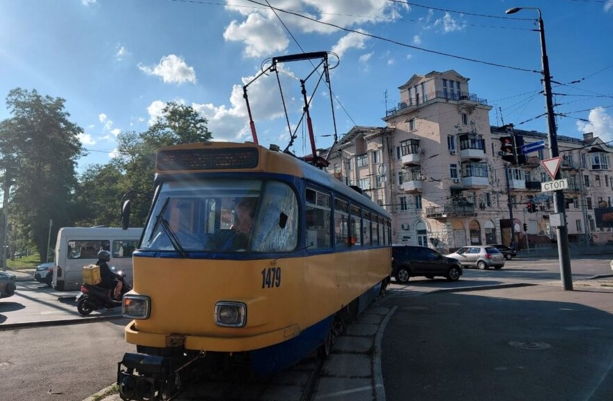 Vandalism in Dnipro transportation