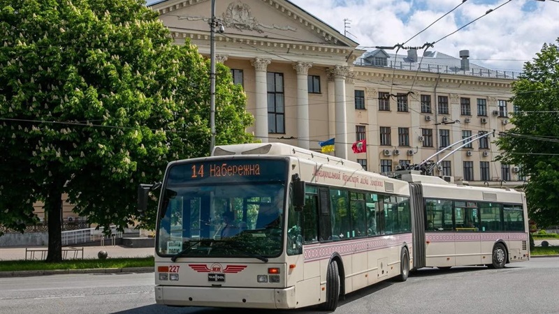 Маршрут №14 в Запорожье разделили на два направления