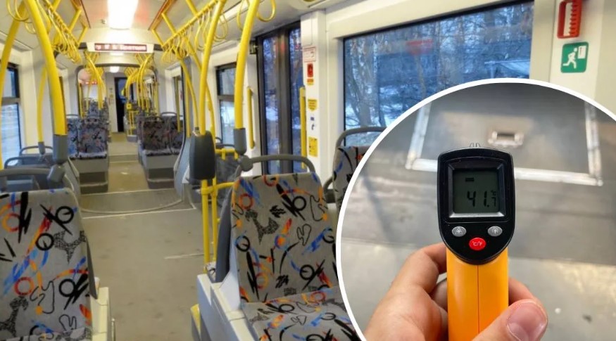 Температура в транспорте Киева