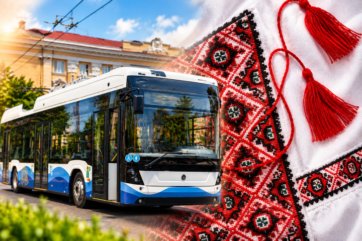 What transport in Ternopil will be free for passengers in embroidered shirts on August 15