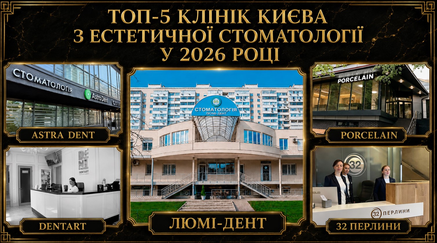 Топ-5 клінік Києва з естетичної стоматології