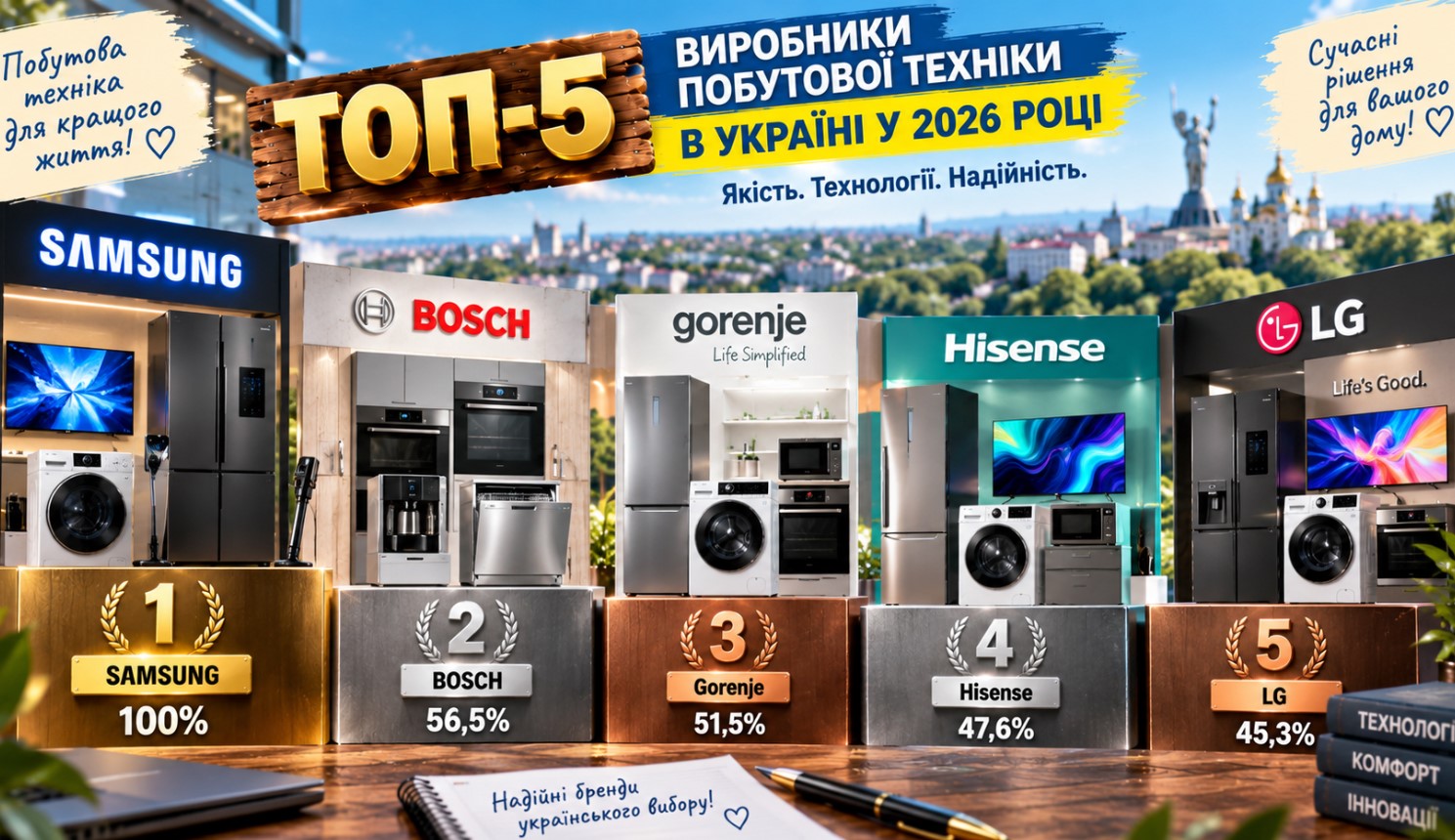 Топ-5 производителей бытовой техники
