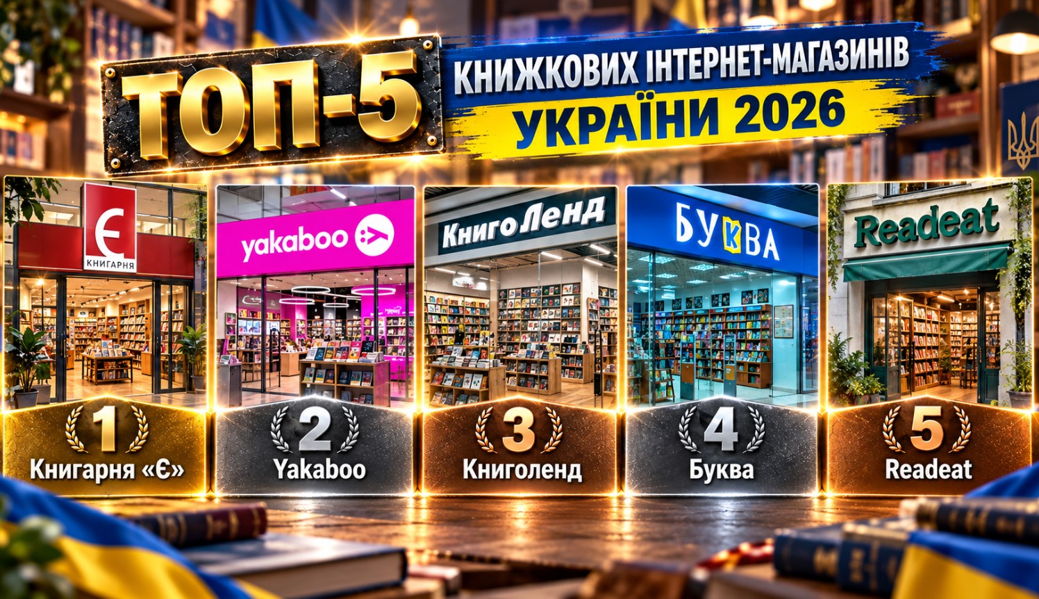 Топ-5 книжных интернет-магазинов