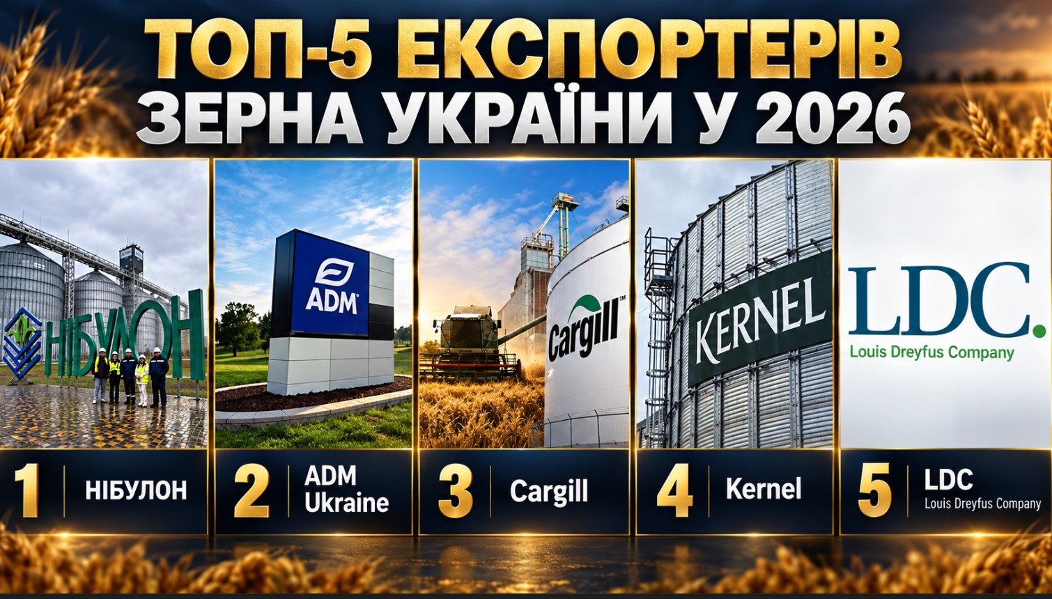 Top 5 Grain Exporters