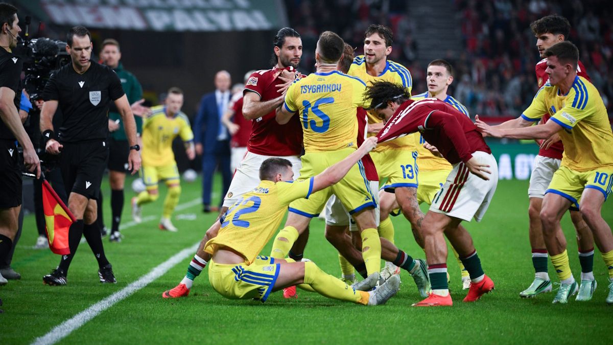 How the clash occurred after the Hungary vs Ukraine match