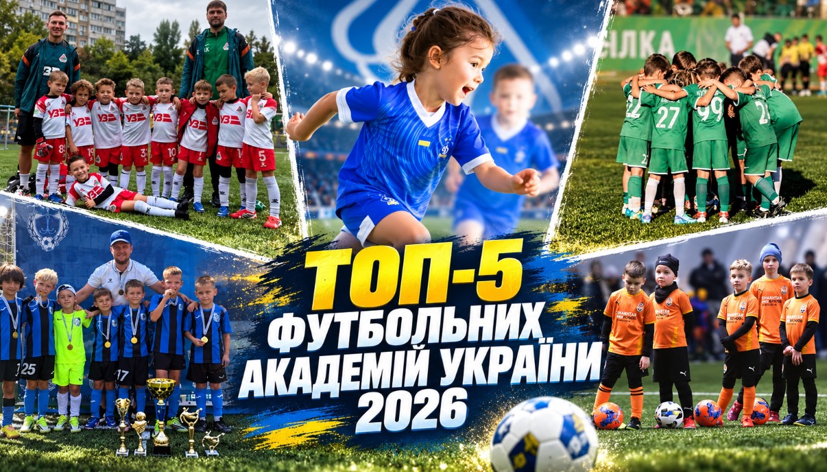 Топ-5 футбольних дитячих академій