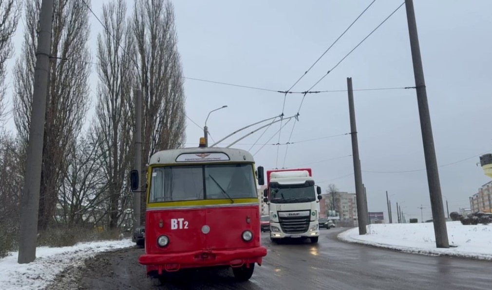When will the trolleybus Rivne — Gorodok start carrying passengers