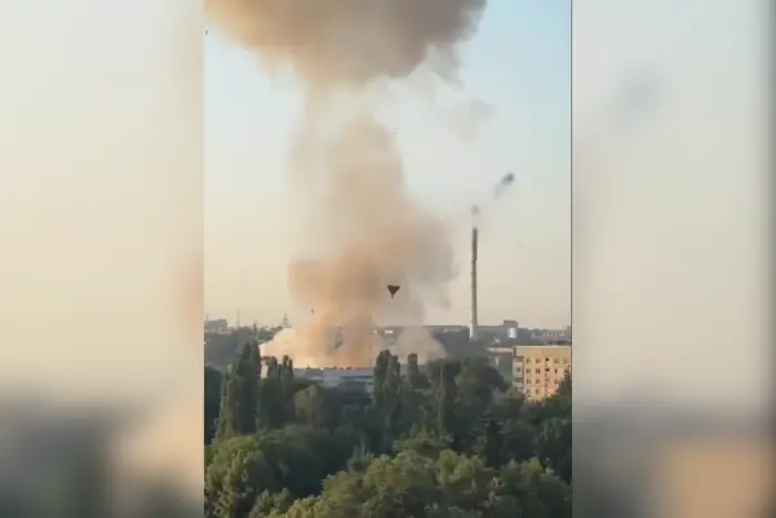 Безпілотник влучив у будівлю в Харкові