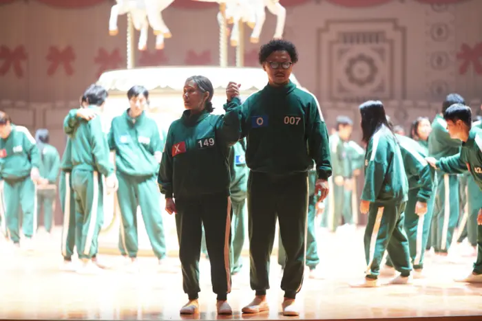 Панель участников игры в кальмара