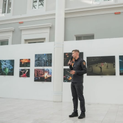 Exhibition of the rescue of the girl