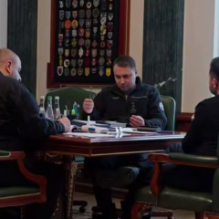 Zelensky listens to negotiators' report