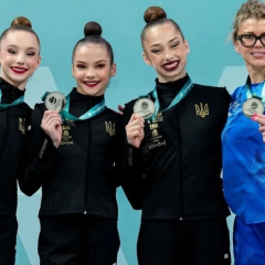Гимнастки Украины стали вице-чемпионками Европы