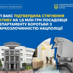 Квартира начальника полиции изымается в форме ВАКС