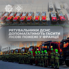 Украинские спасатели тушат лесные пожары