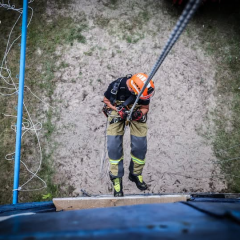 Evacuation from height in Chernihiv region
