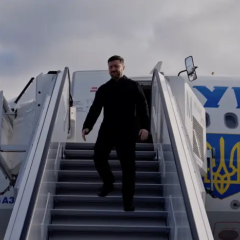 Зеленский и Меркель на форуме