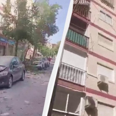 Пострадавшие от землетруса в Гранаде