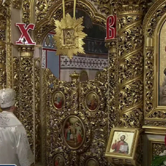 Великоднє богослужіння у Свято-Михайлівському Золотоверхому соборі