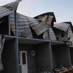 Пожар на базе отдыха в Одессе