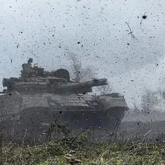 Лінія фронту відображена на карті