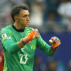 Uruguay goalkeeper Muslera during the match