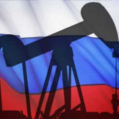 Зображення з етим, як Росія добуває менше нафти через санкції США та ЄС