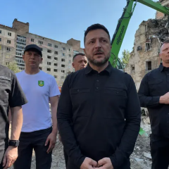 Зеленський прибув на місце трагедії