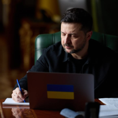 Зеленський та Меркель на зустрічі