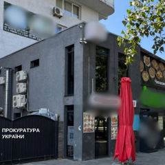 Illegal two-storey building in Kyiv