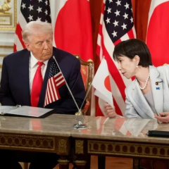 Trump lures Japan into conflict