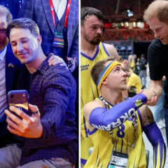 Photo of veteran with Prince Harry