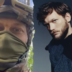 Украинский актер Темляк на фронте