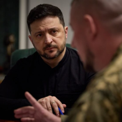 Zelensky at negotiations with the USA