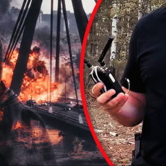 Mini-drones transmitters 'Shahed' in action