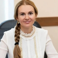 Анна Скороход на пресс-конференции