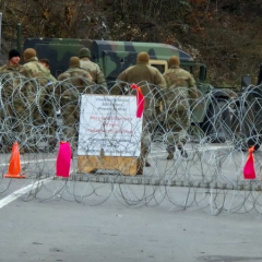 Переполох на границе с Косово