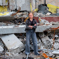 The photo shows deceased Ukrainian citizens