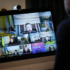 Противотанковые удары на границе Украины