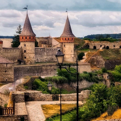 Picturesque nature of Ukraine in autumn