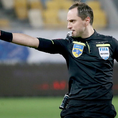 Українські арбітри на відбірному матчі