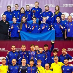Украинские спортсмены на пьедестале Европейского чемпионата U17