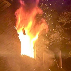 Пожежа в Запоріжжі через удар безпілотників