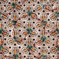 Clock crystal made of 3D-printed metamaterial