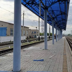 Російська атака на залізницю в ніч