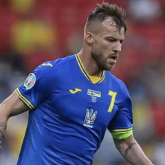 Андрей Ярмоленко сравнялся по числу голов в чемпионате Украины с Максимом Шацьких, забив 124-й мяч