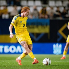 Украинские игроки во время тренировок