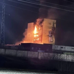 Пожежа на оптоволоконному заводі у Саранську